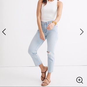Madewell Mid-Rise Classic Straight Jeans - Tall